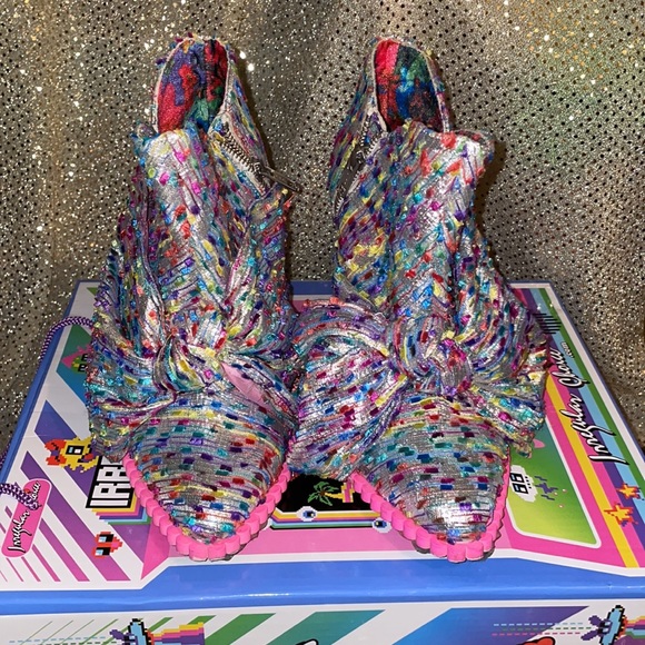 Irregular Choice Lightning Bolt Heels Size 6.5 - Picture 4 of 11